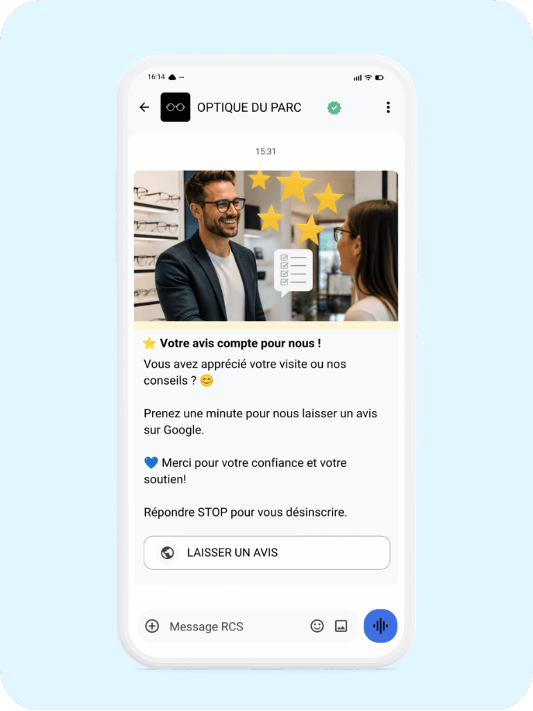 exemple rcs opticien