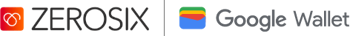 logo de zerosix et google wallet